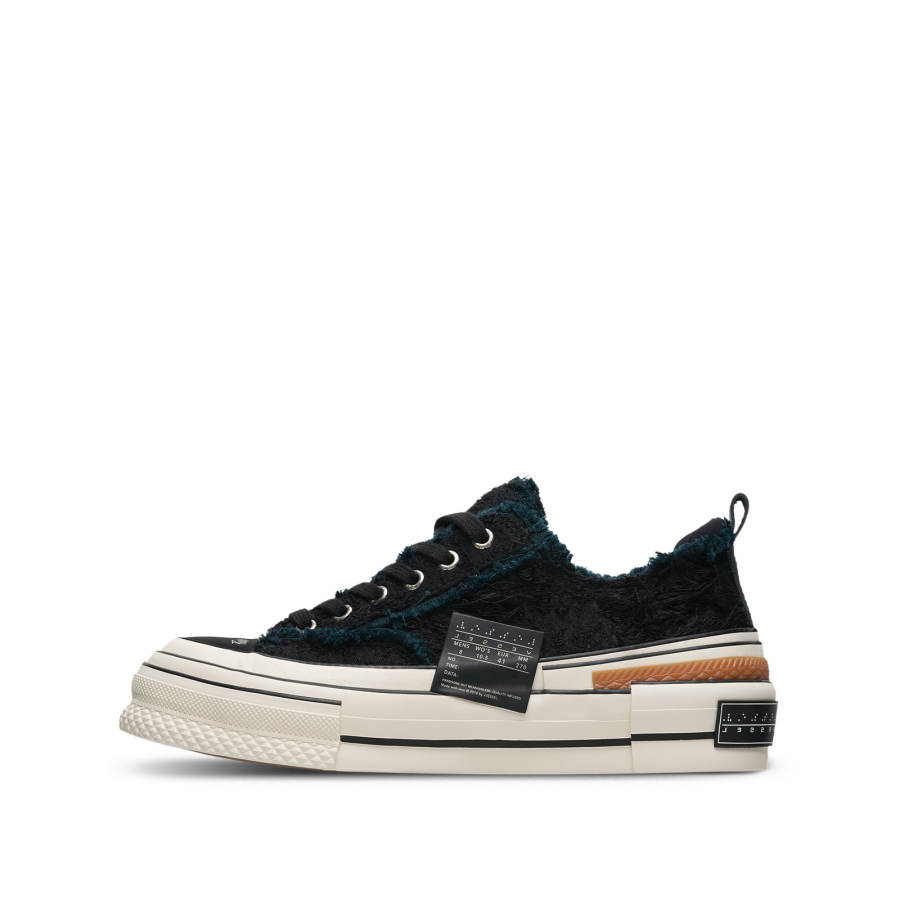 XVESSEL VESSEL Lifting Moussier Dark Chocolate Low top Canvas Shoes Unisex