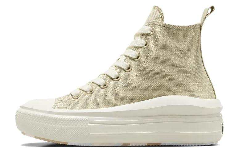 Converse All Star Move High top Canvas Shoes Women's Beige