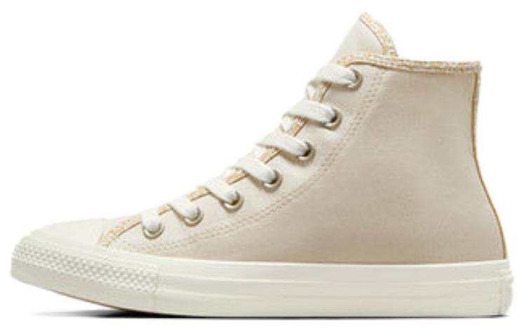 Converse Chuck Taylor All Star Leopard Abrasion Resistant Breathable High top Canvas Shoes Women's Brown White