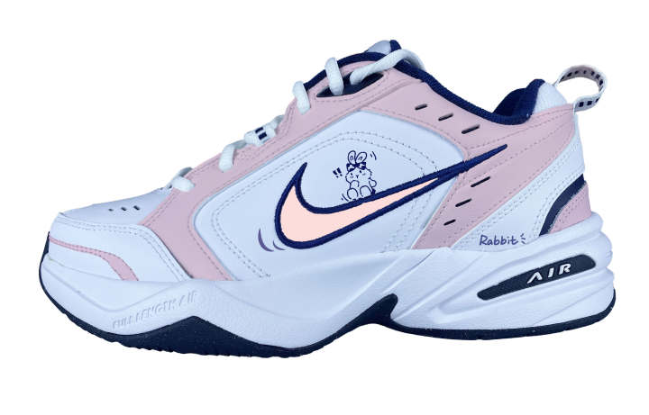 Nike Nike Air Monarch 4 Planting Flowers Family Support Low top Chunky Sneakers Unisex Pink White