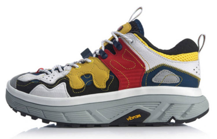 Li-Ning Li Ning ACE Low top Vintage Basketball Shoes Women's Red Yellow
