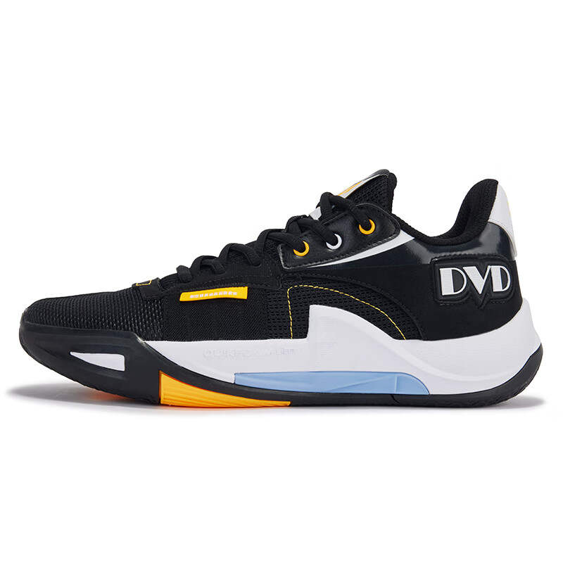 361° Cushioning Breathable Cushioning Breathable Low top Basketball Shoes Men's Black White