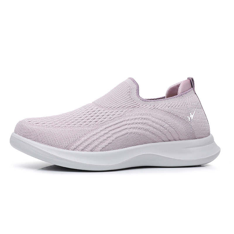 DOUBLE STAR 88 Flyknit Mom's Comfortable Walking Shoes Slip on Traditional Beijing Cloth Shoes Fabric