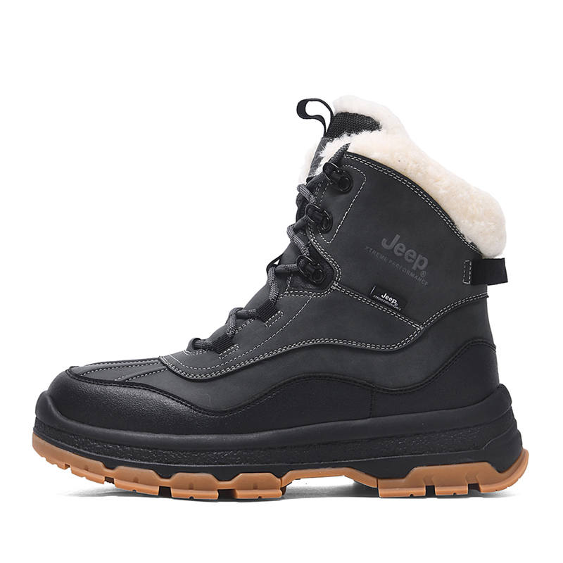 Jeep Jeep Short Snow Boots Unisex Gray