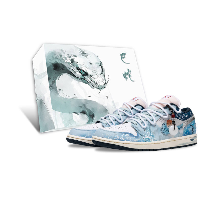 Jordan Jordan Air Jordan 1 Cushioning, Wear Resistant Low top Basketball Shoes Men's Sky Blue