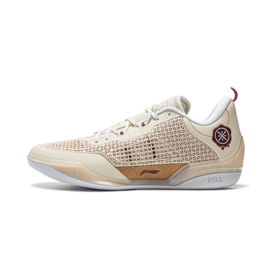 Li-Ning Li Ning Wade 808 4 Ultra Basketball Shoes Men's Low Top Eggnog Gray