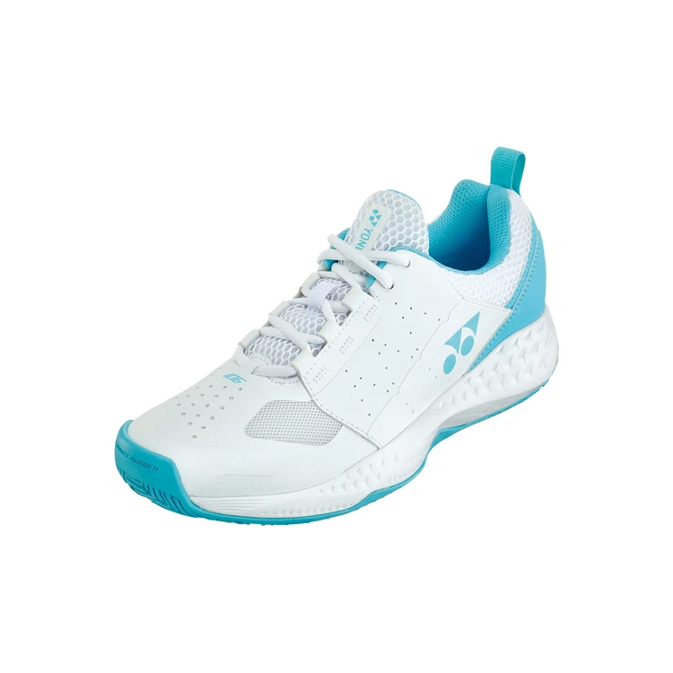 YONEX Slip Resistant Abrasion Resistant Low top Tennis Shoes Women's White Blue