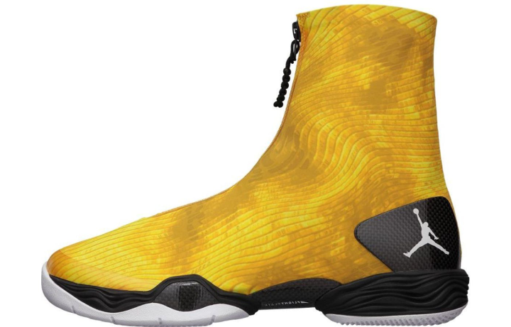 Jordan Jordan Air Jordan 28 High top Basketball Shoes Men's Yellow
