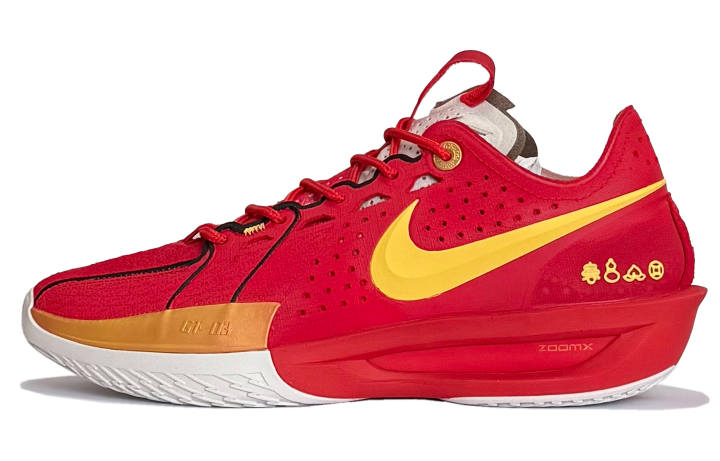Nike Nike G.T. Cut 3 Moon Mail, Luck On Your Side Cushioning Low top Basketball Shoes Unisex Red