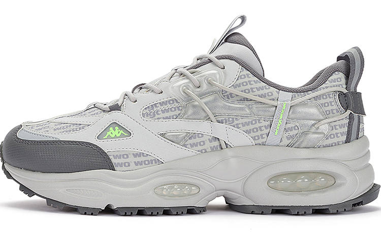 Kappa Low top Chunky Sneakers Unisex Gray Silver