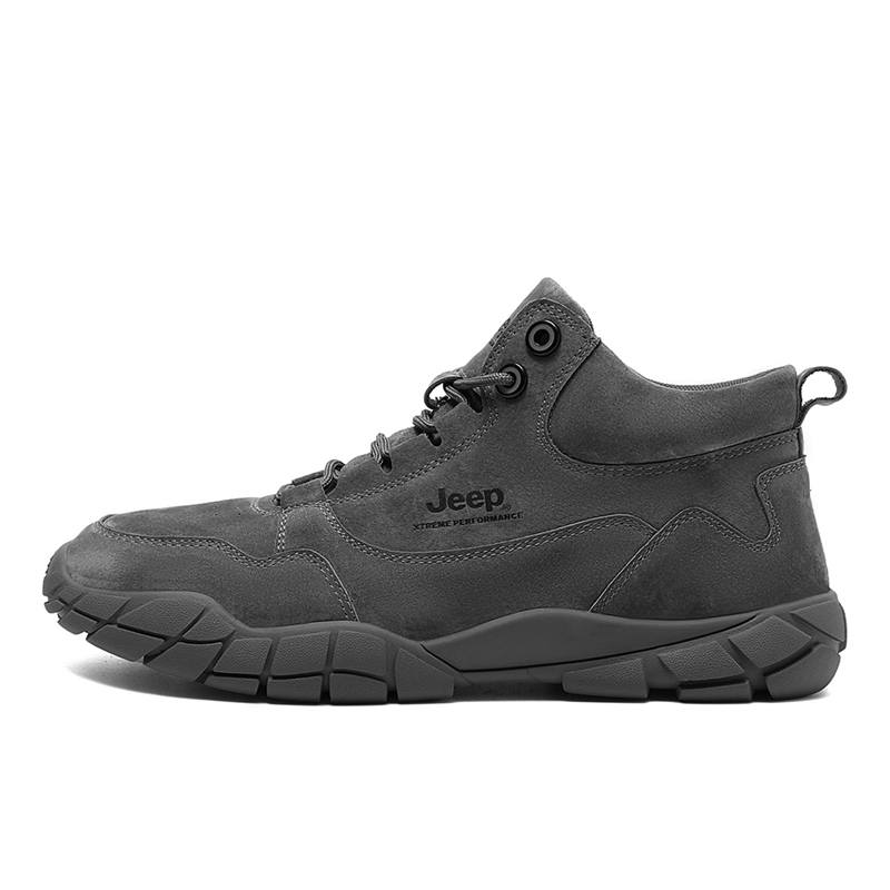 Jeep Mountaineering & Hiking Shoes Men's Mid Top Gray