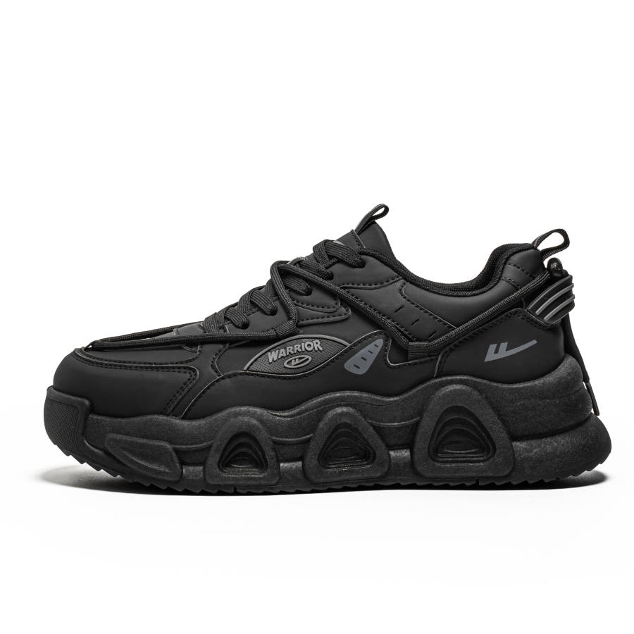 WARRIOR Warrior Synthetic Leather Cushioning Height Increasing Low top Chunky Sneakers Men's