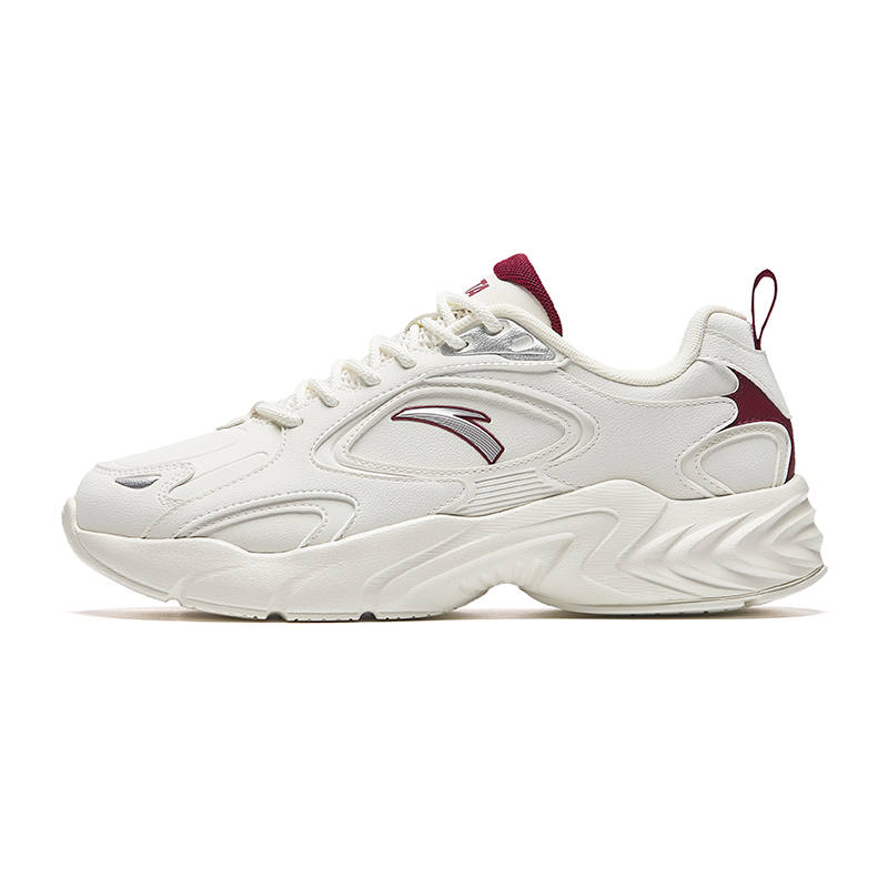 Anta Abrasion Resistant Balance Low top Chunky Sneakers Men's White Red