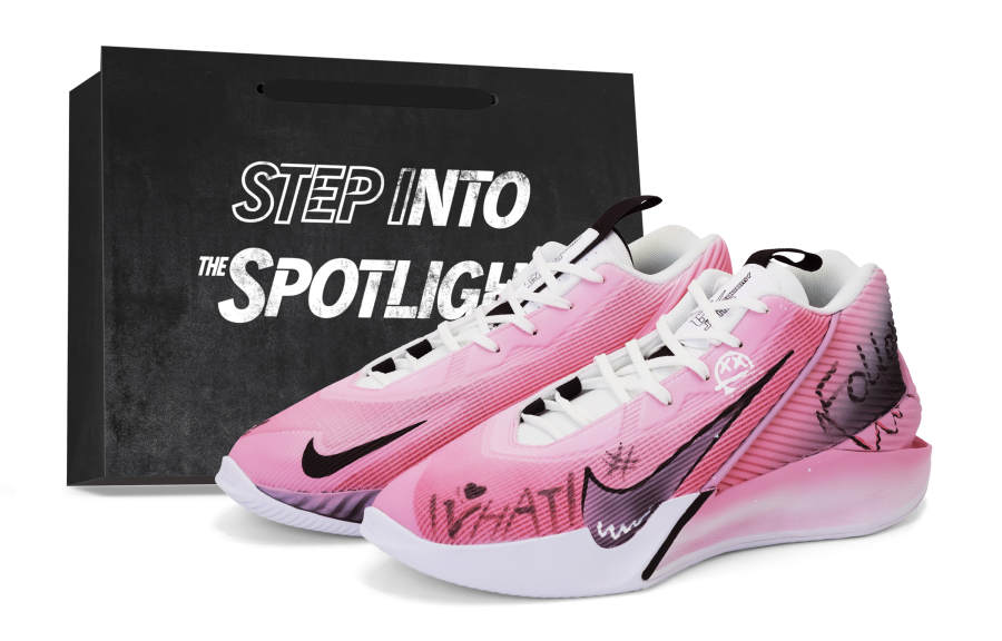 Nike Nike G.T. Jump Academy Rose Red Graffiti Cushioning, Wear Resistant High top Basketball Shoes Men's Pink
