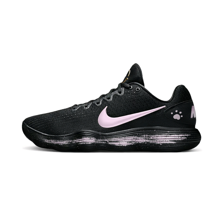 Nike Nike Hyperdunk 2017 Night Sakura Paw Print, Cool Innovation Space Abrasion Resistant Low top Basketball Shoes Men's