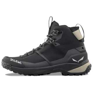 SALEWA Puez Mid Powerte Cushioning, Wear Resistant Mid top Hiking Shoes Women's Black