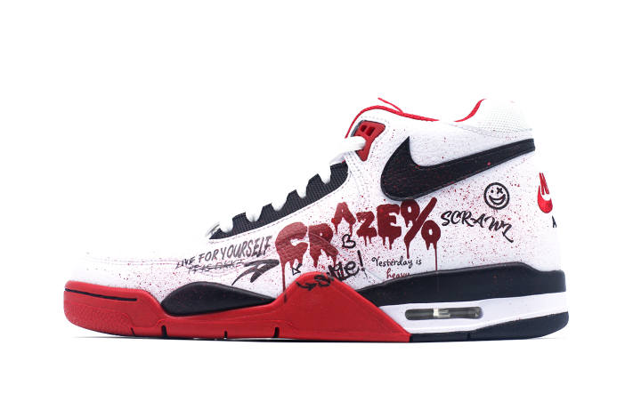 Nike Nike Flight Legacy Craze Street Graffiti, Classic Vintage Fashion Style Cushioning Slip Resistant Abrasion Resistant