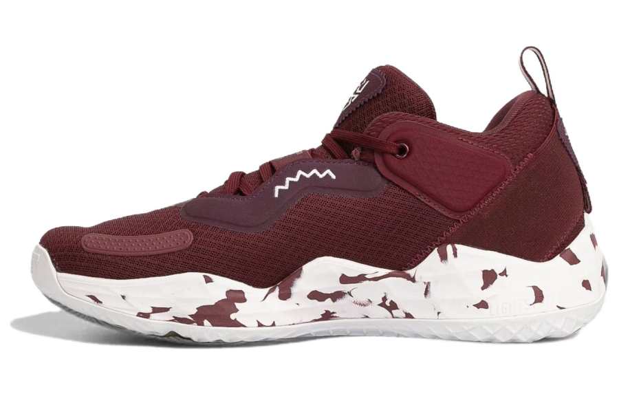 Adidas Adidas Donovan Mitchell Cushioning Abrasion Resistant Cushioning, Wear Resistant Mid top Basketball Shoes Unisex Red