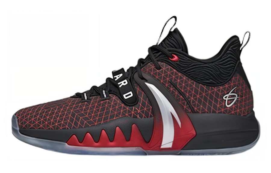 Anta GH2 Hayward Mid top Textile, Synthetic Leather, TPU Cushioning Slip Resistant Abrasion Resistant Coverage Support