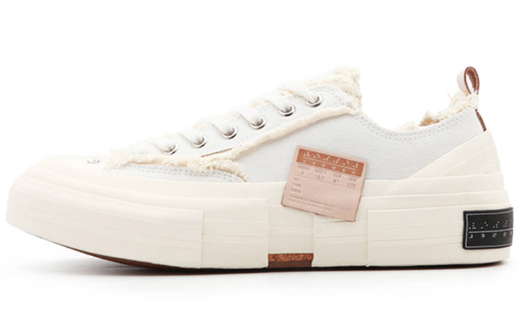 XVESSEL G.O.P. Lows Low top Canvas Shoes Unisex White Sneakers