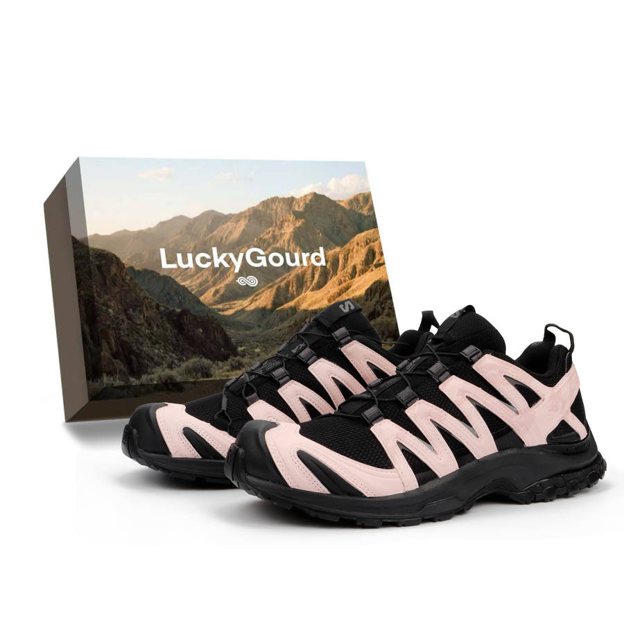 SALOMON XA PRO 3D LA YAUTE Trail Running Shoes Unisex Black Pink