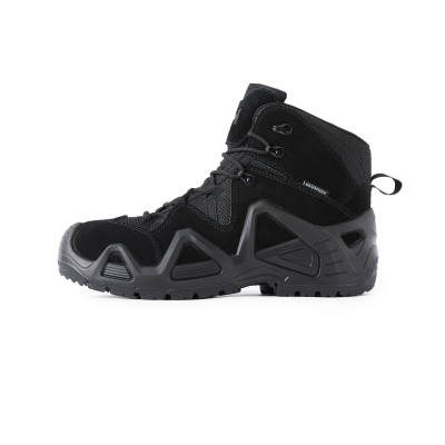 JIHUA Cow Suede Mid top Mountaineering Shoes Unisex