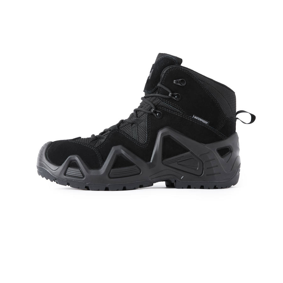 JIHUA Cow Suede Mid top Mountaineering Shoes Unisex