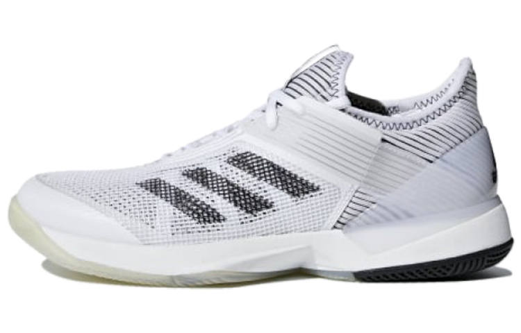 Adidas Adidas Adizero Abrasion Resistant Breathable Low top Tennis Shoes White Black