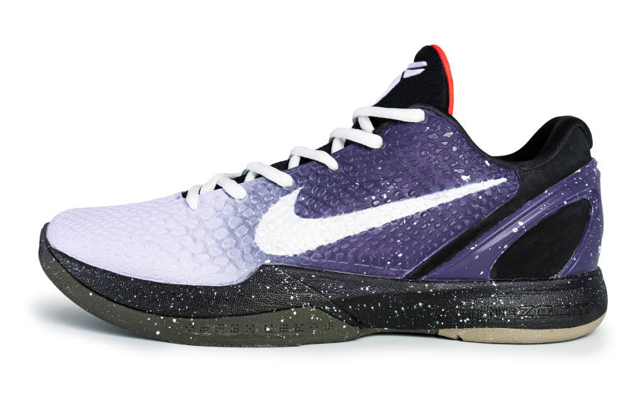 Nike Nike Zoom Kobe 6 Slip Resistant Abrasion Resistant Low top Basketball Shoes Unisex Purple