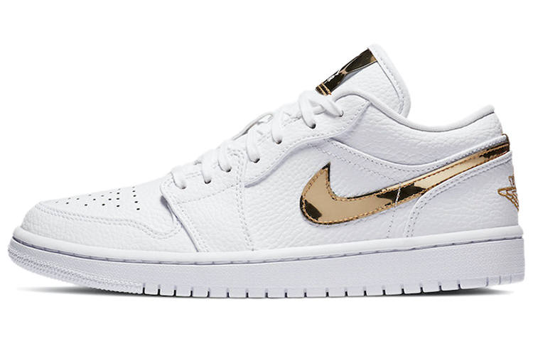 Jordan Air Jordan 1 Retro Low 'White Metallic Gold' Women's