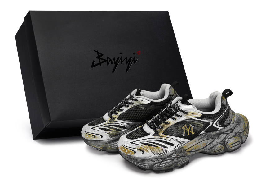 MLB New York Yankees 811 Manufacturing, Under The Ruins, Special Shoe Box Abrasion Resistant Low top Chunky Sneakers