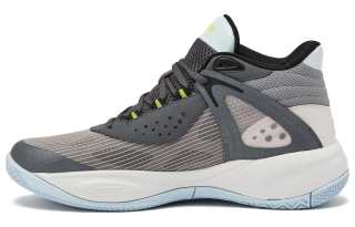 AND1 Revel Mid Cushioning Slip Resistant Low top Basketball Shoes Men's Gray Black