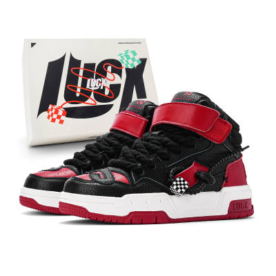 LUCX Lucky Shoes High top Vintage Basketball Shoes Unisex