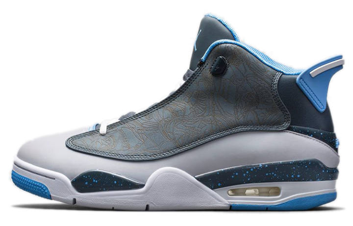 Jordan Jordan Dub Zero Wolf Grey Synthetic Leather Cushioning Slip Resistant Cushioning Slip Resistant Mid top