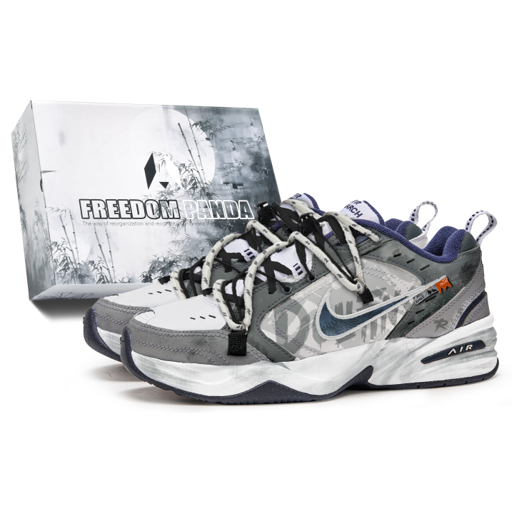 Nike Nike Air Monarch 4 Freedom Panda, Box, Grayscale Slip Resistant Abrasion Resistant Slip Resistant Abrasion Resistant
