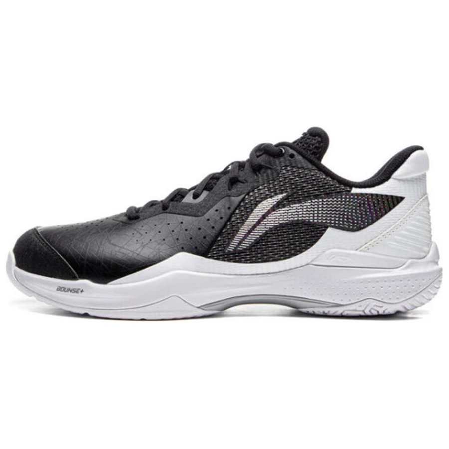 Li-Ning Li Ning Thunder Synthetic Leather Comfortable And Trendy Cushioning, Wear Resistant Low top Badminton Shoes Men's