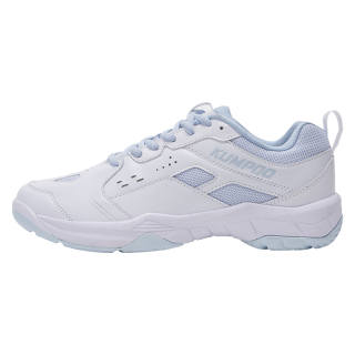 KUMPOO Low top Badminton Shoes Unisex White Light Blue