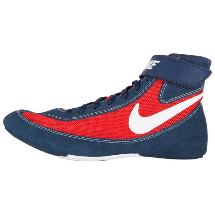 Nike Nike SpeedSweep 7 Slip Resistant Abrasion Resistant High top Training Shoes Men's Blue Red White
