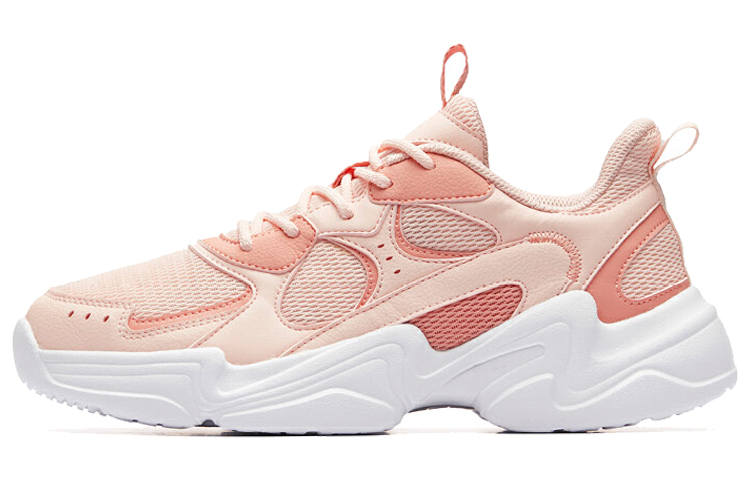ANTA Chunky Sneakers Women's Low Top Orange Pink