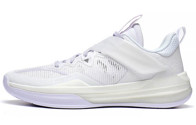 Li-Ning Li Ning Liren3 TEAM Abrasion Resistant Breathable Low top Professional Basketball Shoes Men's Standard White