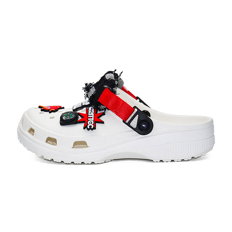 OUBT OUBT Creative Compass Clogs Men's White
