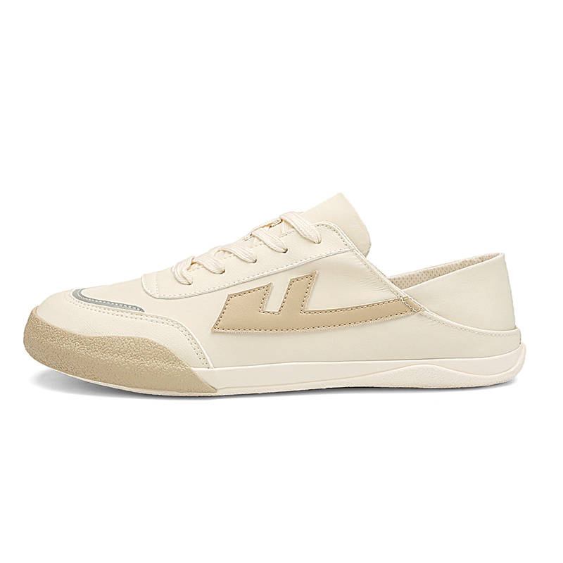 WARRIOR WARRIOR Canvas Shoes Unisex Low Top White/Khaki