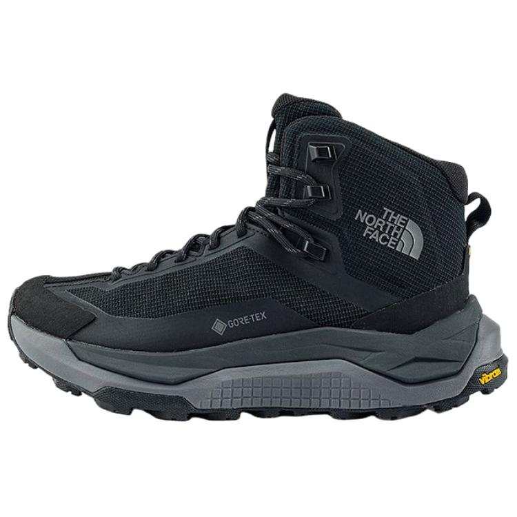 THE NORTH FACE FASTPACK Abrasion Resistant Waterproof Balance Rebound Grip Mid top Hiking Shoes Women's Cosmic Black