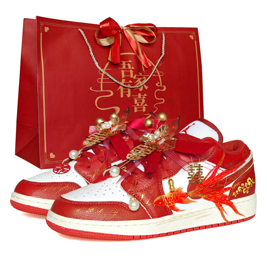 Jordan Jordan Air Jordan 1 Basketball Shoes Women's Red