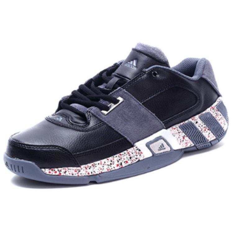Adidas Adidas Slip Resistant Abrasion Resistant Low top Basketball Shoes Men's Black