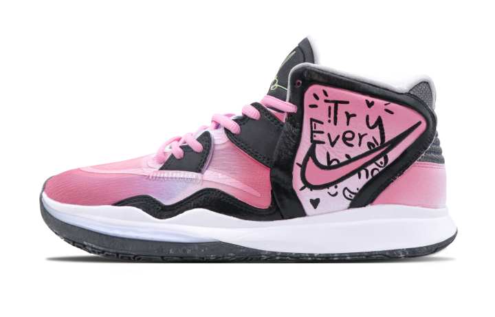 Nike Nike Kyrie 8 Infinity Cushioning Anti-Slip And Wear-Resistant Coverage Support Mid-Top Basketball Shoes Unisex Pink