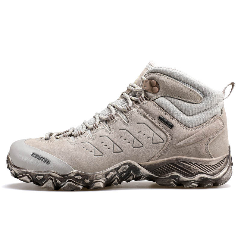 HUMTTO High top Mountaineering Shoes Men's Sandstorm Yellow