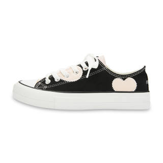 RUN MANNER Low top Canvas Shoes Women's Black