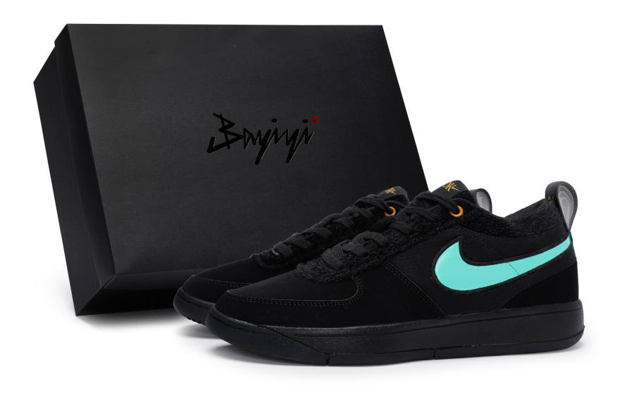 Nike Nike Book 1 Cushioning Abrasion Resistant Cushioning, Wear Resistant Low top Basketball Shoes Men's Black Tiffany