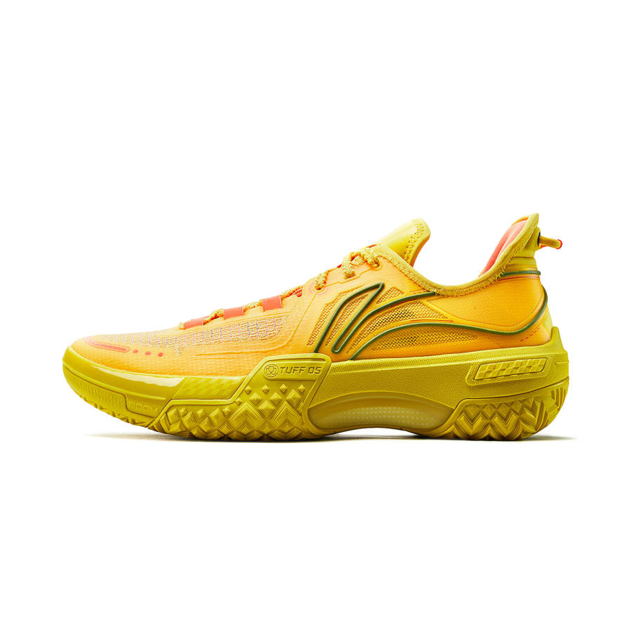 Li-Ning Li Ning Jie Ao Collection Heart Flame Low top Basketball Shoes Men's Radiant Yellow